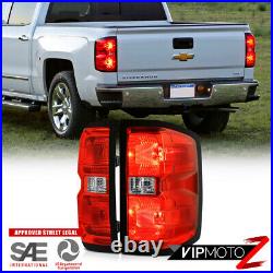 For 14-15 Chevy Silverado Tail Brake Lamp+Wire Left+Right Assembly