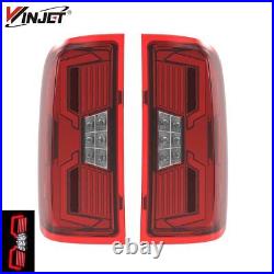 For 14-18 Chevy Silverado 1500 2500 3500HD Sequential LED Red Turn Signal Lights