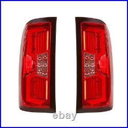 For 14-18 Chevy Silverado 1500 2500 3500 LED Tail Lights Sequential Turn Signals