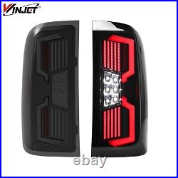 For 14-18 Chevy Silverado 1500 2500 3500 Sequential LED Smoke Turn Signal Lights
