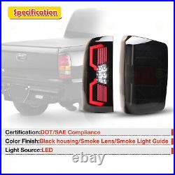 For 14-18 Chevy Silverado 1500 2500 3500 Sequential LED Smoke Turn Signal Lights