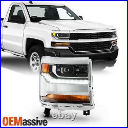 For 16-19 Silverado 1500 HID/Xenon Projector Headlight withLED Parking Passenger