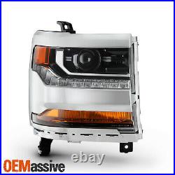 For 16-19 Silverado 1500 HID/Xenon Projector Headlight withLED Parking Passenger