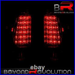 For 1999-2006 Gmc Sierra Smoked Red LED Rear Tail Light Lamp Upgrade Replacement
