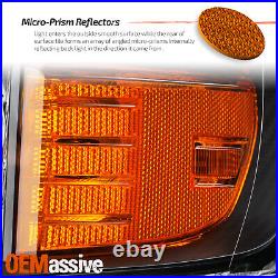 For 19-21 Silverado 1500 Halogen Type witho LED Black Bazel Headlight Driver Side