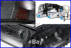For 2000-2006 Chevy Suburban 1500 2500 Smoke Housing Headlights + Bumper Lamps