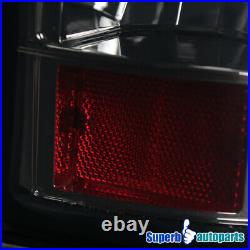 For 2003-2006 03-06 Chevy Silverado Smoke Tail Lights LED Turn Signal Brake Lamp