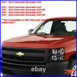 For 2007-2013 Chevy Silverado1500 2500 3500 Headlights Headlamps Left+Right