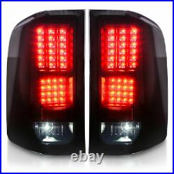 For 2007-2014 Chevy Silverado 1500 2500 Tail Lights LED Brake Lamp Left+Right