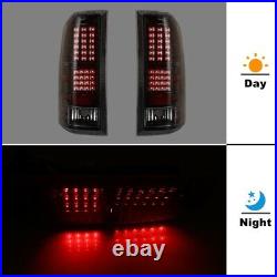 For 2007-2014 Chevy Silverado 1500 2500 Tail Lights LED Brake Lamp Left+Right