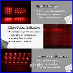 For 2007-2014 Chevy Silverado 1500 2500 Tail Lights LED Brake Lamp Left+Right