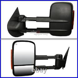 For 2007-2014 Silverado Sierra Gmt900 Power+heated+led Turn Signal Towing Mirror