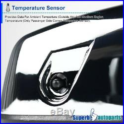 For 2014-2016 Sierra Power Heated Temp Sensor Tow Mirrors+Smoke LED Turn Signal