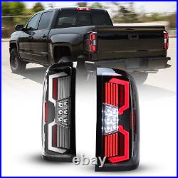 For 2014-2018 Chevy Silverado 1500 2500 3500HD LED Tail Lights Sequential Signal