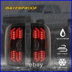 For 2014-2018 Chevy Silverado 1500 2500 HD 3500 HD LED Tail Lights Brake Lamps