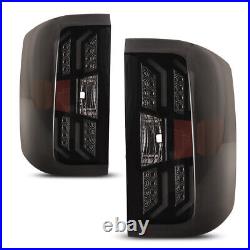 For 2014-2018 Chevy Silverado 1500 2500 HD 3500 HD LED Tail Lights Brake Lamps