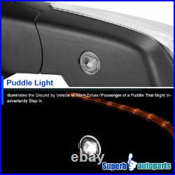 For 2014-2018 Silverado Sierra Side Mirrors with LED DRL Turn Signal Power Heated