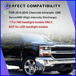 For 2016 2017 2018 2019 Chevy Silverado 1500 HID/Xenon LED Projector Headlights