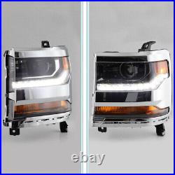 For 2016 2017 2018 Chevy Chevrolet Silverado 1500 Left LH Headlight Xenon HID