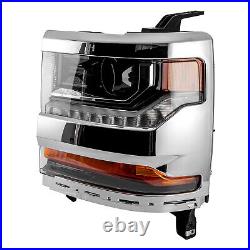 For 2016 2017 2018 Chevy Chevrolet Silverado 1500 Left LH Headlight Xenon HID