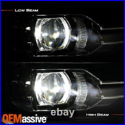 For 2016-2018 Chevy Silverado 1500 FULL-LED Projector Beam Black Headlight Right