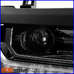 For 2016-2018 Chevy Silverado 1500 HID/Xenon Projector Black Headlight Passenger