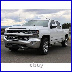 For 2016-2019 Chevy Silverado 1500 LED Headlights Sequential Turn Signal Chrome