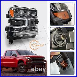 For 2019-2021 Chevrolet Silverado 1500 LED Headlight WithTurn Signals Bulb R Side