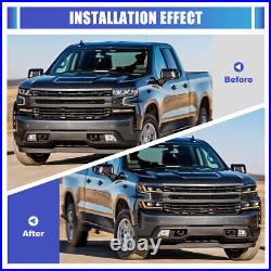 For 2019-2021 Chevrolet Silverado 1500 LED Headlights withSsequential Turn Signal