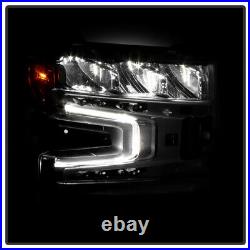 For 2019-2021 Chevy Silverado 1500 with Halogen Signal LED Headlight Passenger