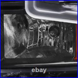 For 2022-2024 Chevy Silverado 1500 with Black Trim Halogen Headlight Driver Side
