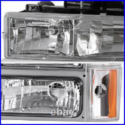 For 88-93 Chevy C10 C/K Truck Suburban Blazer Yukon Headlight Corner Bumper Lamp