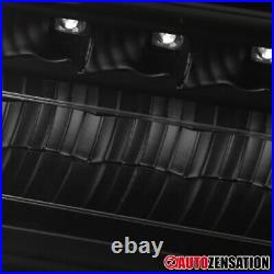 For 88-98 Chevy Silverado GMC Sierra C10 Black LED Bumper Lights Parking Lamps