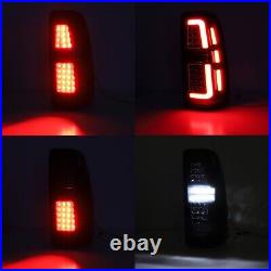 For 99-02 Chevy Silverado 1500 2500 3500 99-03 GMC Sierra LED Tail Lights Smoke