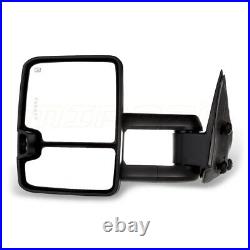 For 99-02 Chevy Silverado Sierra Towing Mirrors Heated Power Turn Signal Pair