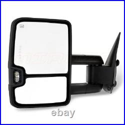 For 99-02 Chevy Silverado Sierra Towing Mirrors Heated Power Turn Signal Pair