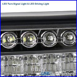 For 99-02 Silverado 00-06 Suburban Tahoe Clear Headlights+LED Bumper Signal Pair