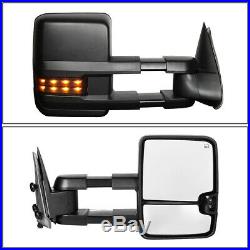 For 99-02 Silverado Sierra Powered+heated+led Turn Signal Towing Mirror Right