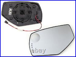 For Mirror Glass Spotter Glass Heated Signal for GMC PICKUP 2014-19 Driver Side