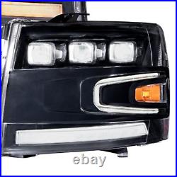 Form Lighting FL0005 LED Projector Headlights Fits 07-13 Chevrolet Silverado