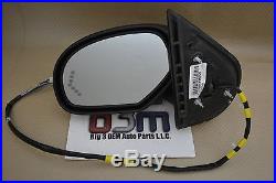 GMC Chevrolet LH Driver Side Rear View Mirror with Turn Signal new OEM 25831053