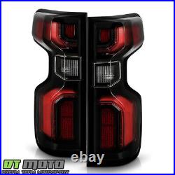 Halogen Upgrade LED Tail Lights For 2019-2023 Chevy Silverado 1500 Incandescent