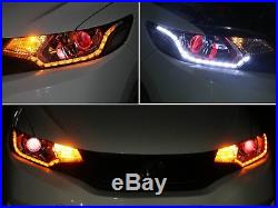 Headlight Retrofit Switchback LED Strip Lights with Sequential Turn Signal Feature
