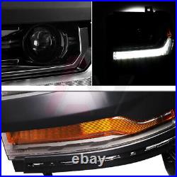 Headlights For 2016 2017 18 19 Chevy Silverado 1500 HID/Xenon Projector Headlamp