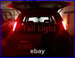 JDM ASTAR 2x 7443 7440 Super Red 13-SMD High Power LED Brake Tail Lights Bulbs