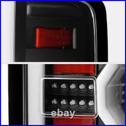 LATEST DESIGN 14-18 Chevy Silverado 1500 2500 3500 LED Black Tail Lights Pair