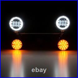 LED Passing Lights Turn Signals Bar For Yamaha Road Star XV 1600 1700 Silverado