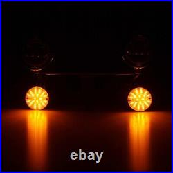 LED Passing Lights Turn Signals Bar For Yamaha Road Star XV 1600 1700 Silverado