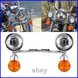 LED Passing Turn Signals Light For Yamaha V-Star XVS 650 1100 Classic Silverado