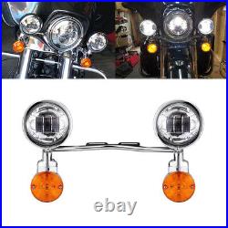 LED Passing Turn Signals Light For Yamaha V-Star XVS 650 1100 Classic Silverado